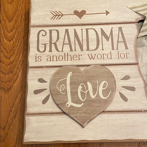 Grandma Is Another Word For Love Rustic Country Picture Frame NWOT - Picture 4 of 4